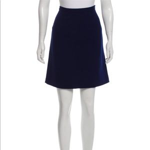 Diane von Furstenberg Navy Blue Skirt 4